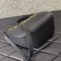 Valentino SMALL VLOGO MOON HOBO BAG IN GRAINY CALFSKIN WITH CHAIN
