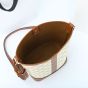 Celine SMALL BUCKET IN TRIOMPHE CANVAS AND CALFSKIN