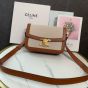 CHANEL CLASSIQUE TRIOMPHE BAG IN TEXTILE AND CALFSKIN