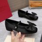 VALENTINO GARAVANI BOWJANE MARY-JANE BALLERINA IN CREPE FABRIC