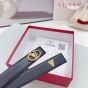 Valentino THE BOLD EDITION VLOGO CALFSKIN BELT