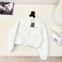 Prada Re-Nylon cropped convertible down jacket