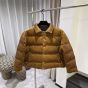 Prada Cropped corduroy down jacket
