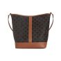 Celine MEDIUM BUCKET IN TRIOMPHE CANVAS AND CALFSKIN