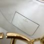 Valentino SMALL VLOGO MOON HOBO BAG IN GRAINY CALFSKIN WITH CHAIN
