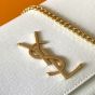 YSL KATE MEDIUM IN GRAIN DE POUDRE EMBOSSED LEATHER