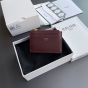 Celine COMPACT WALLET WITH COIN TRIOMPHE IN SHINY CALFSKIN