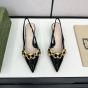 Women's slingback with Gucci Marina Chain