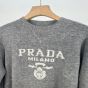 Prada Cashmere and wool Prada logo crew-neck sweater