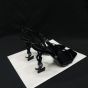 YSL OPYUM SLINGBACK SANDALS IN GLAZED LEATHER