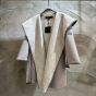LV Reversible Signature Hooded Wrap Coat 