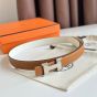 Hermès Mini Constance belt buckle & Reversible leather strap 24 mm