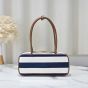 MIU MIU Beau canvas and leather bag