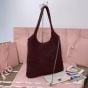 MIU MIU IVY raffia-effect woven tote bag