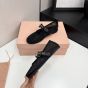 MIU MIU Mesh fabric ballerinas