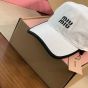 Miu Miu Drill baseball cap