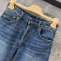 MIU MIU Washed denim Bermudas