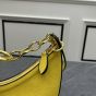 Valentino SMALL VLOGO MOON HOBO BAG IN GRAINY CALFSKIN WITH CHAIN