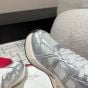 Valentino VLOGO EASYJOG SNEAKER IN MIRROR AND FABRIC