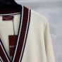 Gucci Wool knit cardigan with intarsia