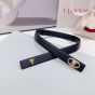 Valentino THE BOLD EDITION VLOGO CALFSKIN BELT