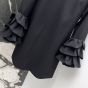 Valentino EMBROIDERED CREPE COUTURE SHORT DRESS