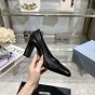 Prada Brushed leather pumps