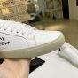 YSL court classic sl/06 embroidered sneakers in smooth leather
