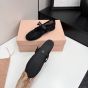 MIU MIU Mesh fabric ballerinas