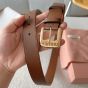 MIU MIU Nappa leather belt