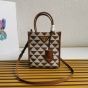 Prada Symbole embroidered fabric mini bag
