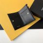 YSL CASSANDRE MATELASSÉ Fragments bi-fold wallet in grain de poudre leather