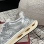 Valentino VLOGO EASYJOG SNEAKER IN MIRROR AND FABRIC