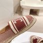 LES ESPADRILLES CELINE in TRIOMPHE JACQUARD CANVAS