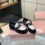 MIU MIU Leather penny loafers