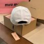 Miu Miu Drill baseball cap