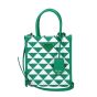 Prada Symbole embroidered fabric mini bag