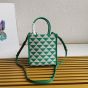 Prada Symbole embroidered fabric mini bag