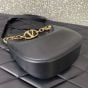 Valentino VLOGO MOON MINI HOBO BAG IN NAPPA LEATHER WITH CHAIN