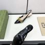 Women's slingback with Gucci Marina Chain
