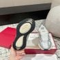 Valentino VLOGO EASYJOG SNEAKER IN MIRROR AND FABRIC