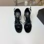 YSL CASSANDRA sandals in patent leather