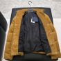 Prada Cropped corduroy down jacket