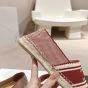 LES ESPADRILLES CELINE in TRIOMPHE JACQUARD CANVAS