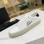 YSL court classic sl/06 embroidered sneakers in smooth leather