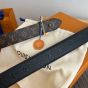 LV Flowergram Round 30mm Reversible Belt