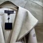 LV Reversible Signature Hooded Wrap Coat 