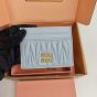 MIU MIU Matelassé nappa leather card holder