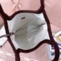 MIU MIU IVY raffia-effect woven tote bag