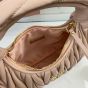 MIU MIU Wander matelassé nappa leather hobo bag